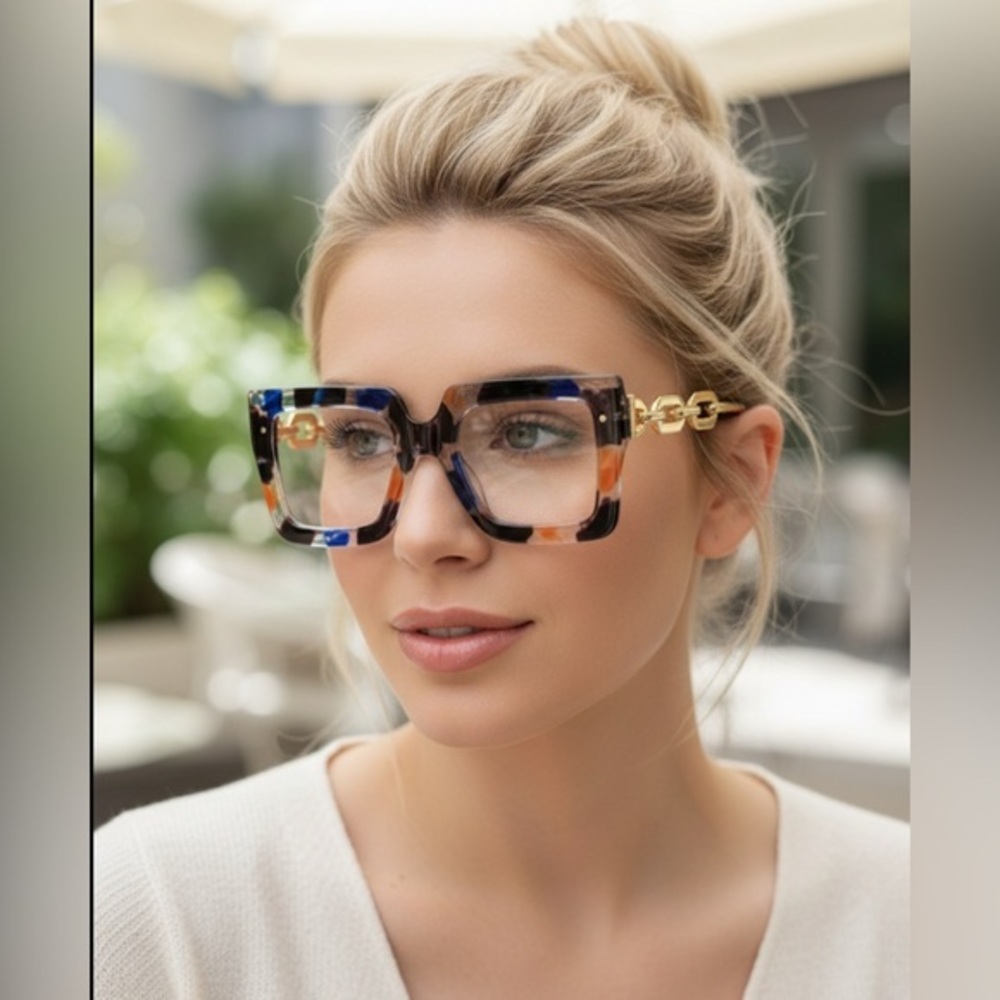 ✨Stylish Multicolor Square Sunglasses - Picture 1 of 9